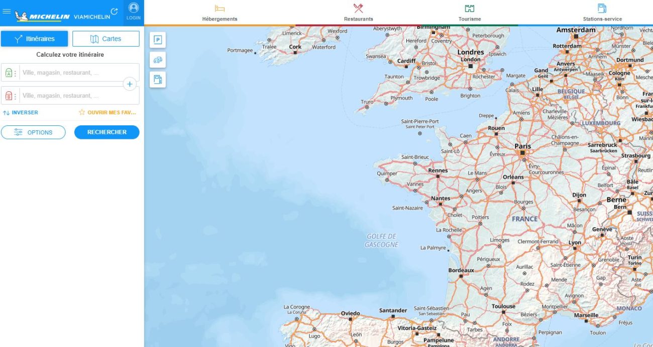Planifiez votre voyage avec Via Michelin : calcul d’itinéraire, cartes, trafic et réservation
